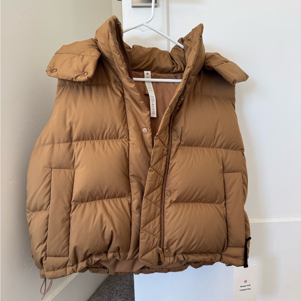 lululemon athletica Brown Puffer Vest